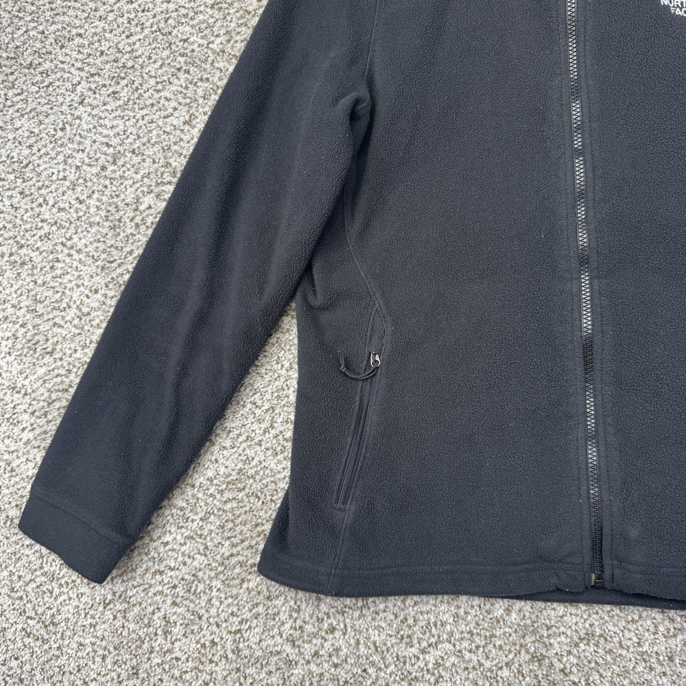 The North Face Fleece Jacket Women's Size Medium Black Full Zip Outdoor Hiking - Picture 7 of 16